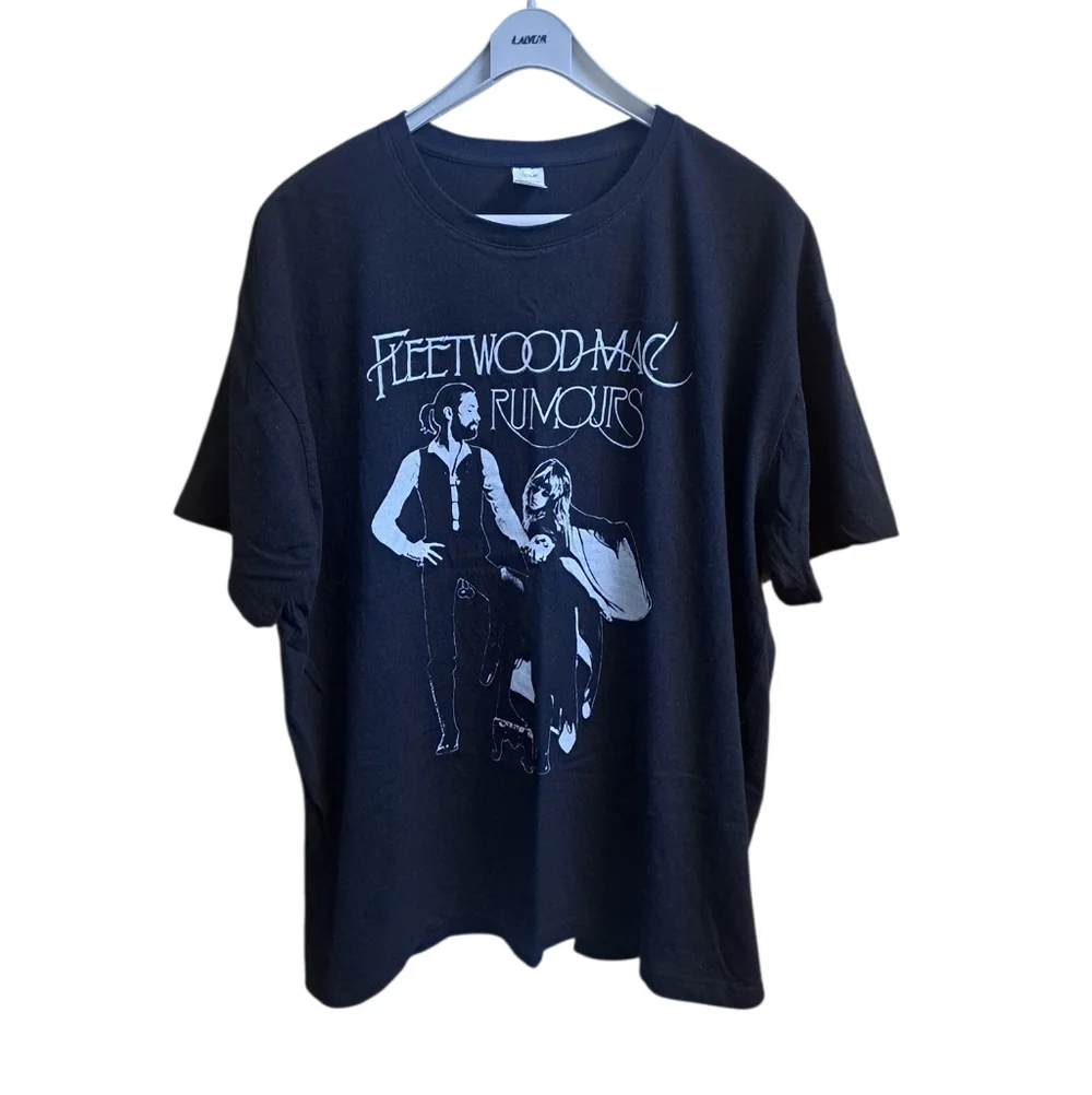Fleetwood Mac 'Rumours' Graphic Tee - Black Unisex Size XL Music Streetwear - Picture 6 of 10